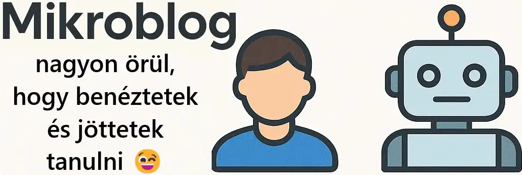 Inspiráló mikroblog köszöntő